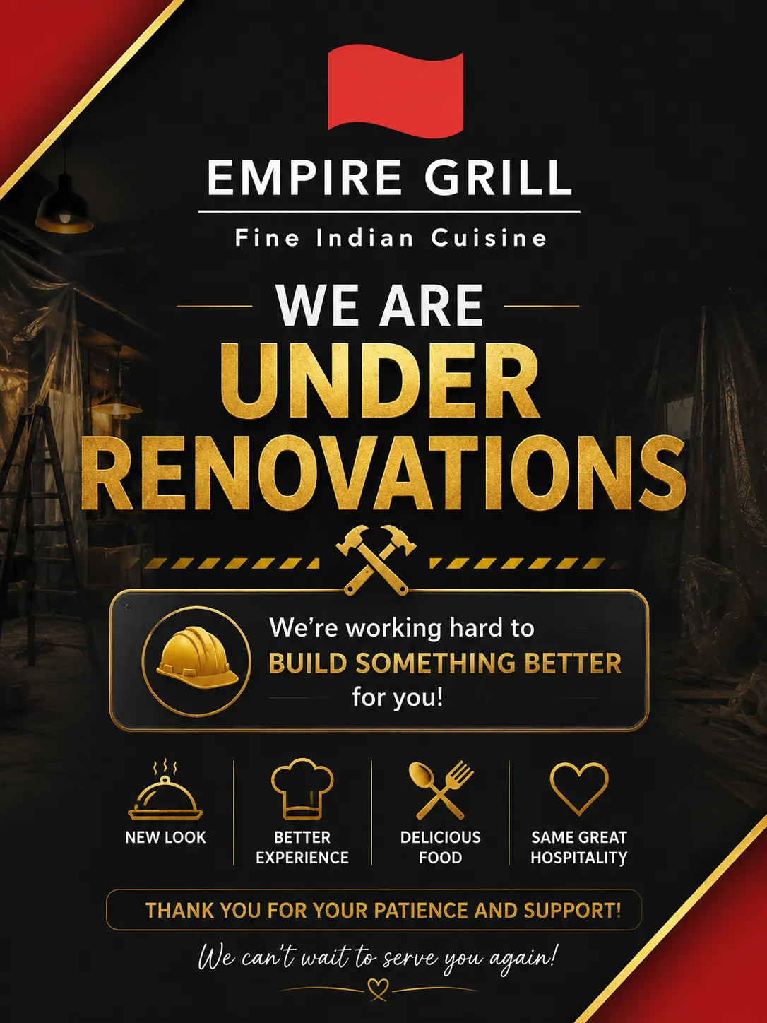 Special Offer at Empire Grill Fine Indian Cuisine Edmonton